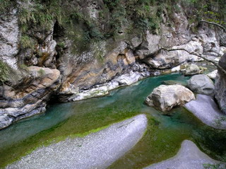 River of Toroka Gorge in Taiwan
